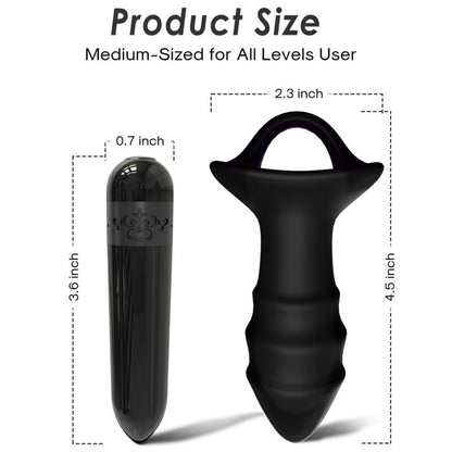 ARMONY - KYLIN FINGERVIBRATOR & ANALPLUG FERNBEDIENUNG SCHWARZ - Sexotim