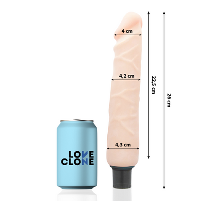 LOVECLONE - JANSEN SELBSTGLEITEND VIBRATOR 26 CM x 4.2 CM - Sexotim