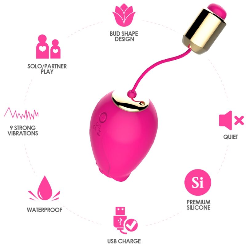 ARMONY - MANDALA EIVIBRATOR G-SPOT FERNBEDIENUNG FUCHSIA - Sexotim