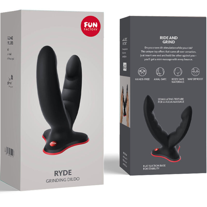 FUN FACTORY - RYDE DOPPELDILDO & MASSAGER GRÜN - Sexotim