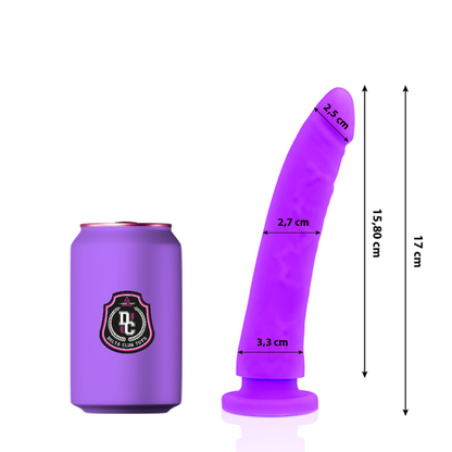 DELTA CLUB - TOYS LILA DILDO MEDIZINISCHES SILIKON 17 CM -O- 3 CM - Sexotim