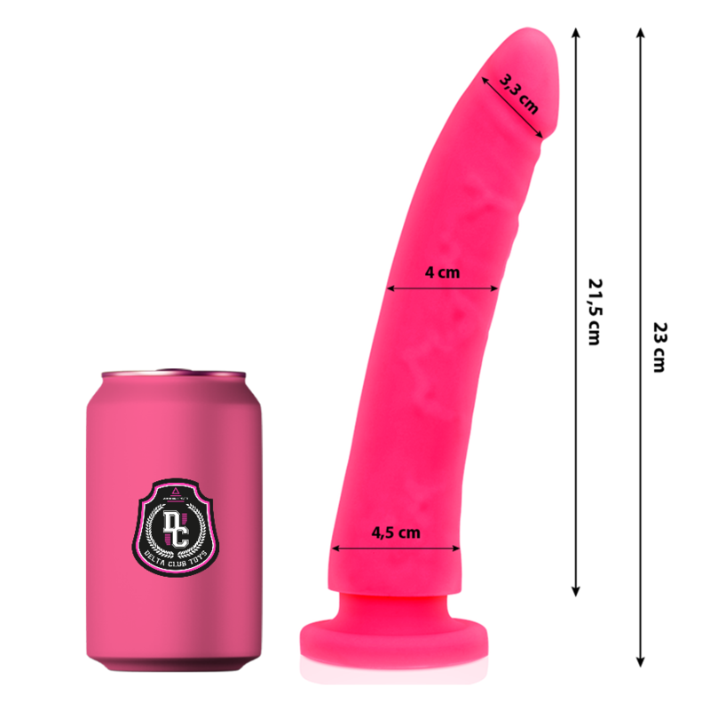 DELTA CLUB - TOYS ROSA DILDO MEDIZINISCHES SILIKON 23 CM -O- 4.5 CM - Sexotim