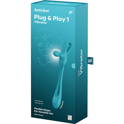 SATISFYER - PLUG & PLAY 1 FLEXIBLER MULTIVIBRATOR