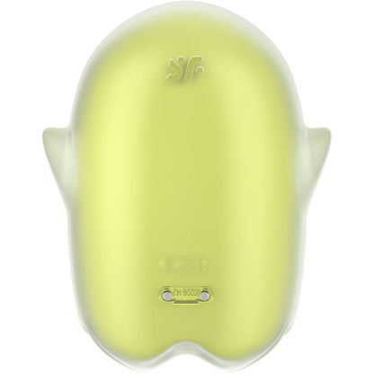 SATISFYER - GLOWING GHOST AIR PULSE & VIBRATOR GELB / WEISS - Sexotim