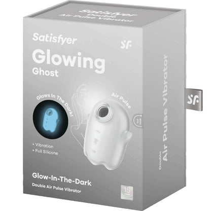 SATISFYER - GLOWING GHOST AIR PULSE & VIBRATOR GELB / WEISS - Sexotim