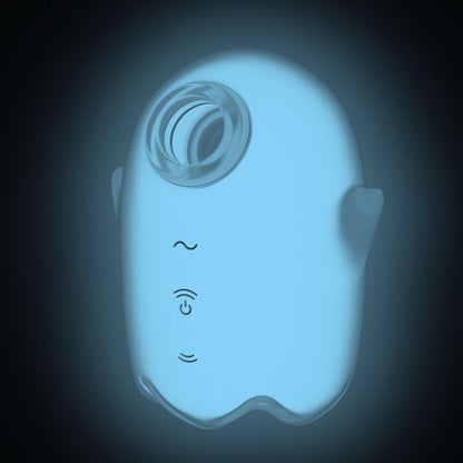SATISFYER - GLOWING GHOST AIR PULSE & VIBRATOR GELB / WEISS - Sexotim