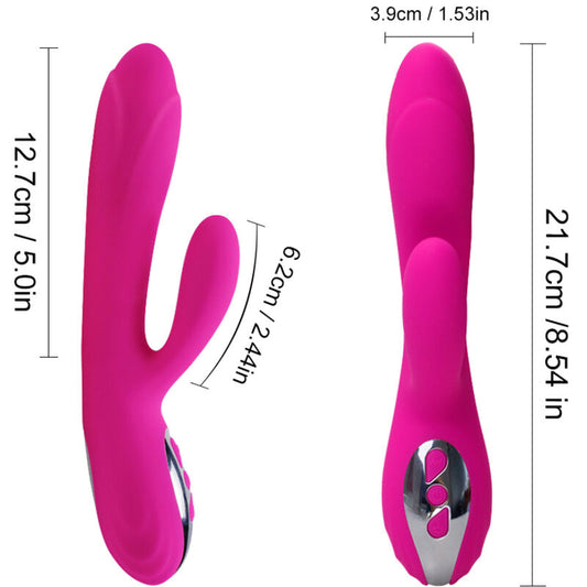 ARMONY - FLEXIBLER VIBRATOR & STIMULATOR MIT FUCHSIA-WÄRMEEFFEKT