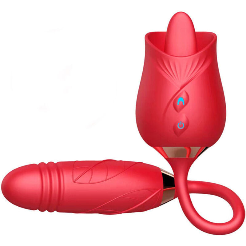 ARMONY - DELIGHT BLUMENVIBRATOR & STOßUNG MIT ROTER ZUNGE - Sexotim