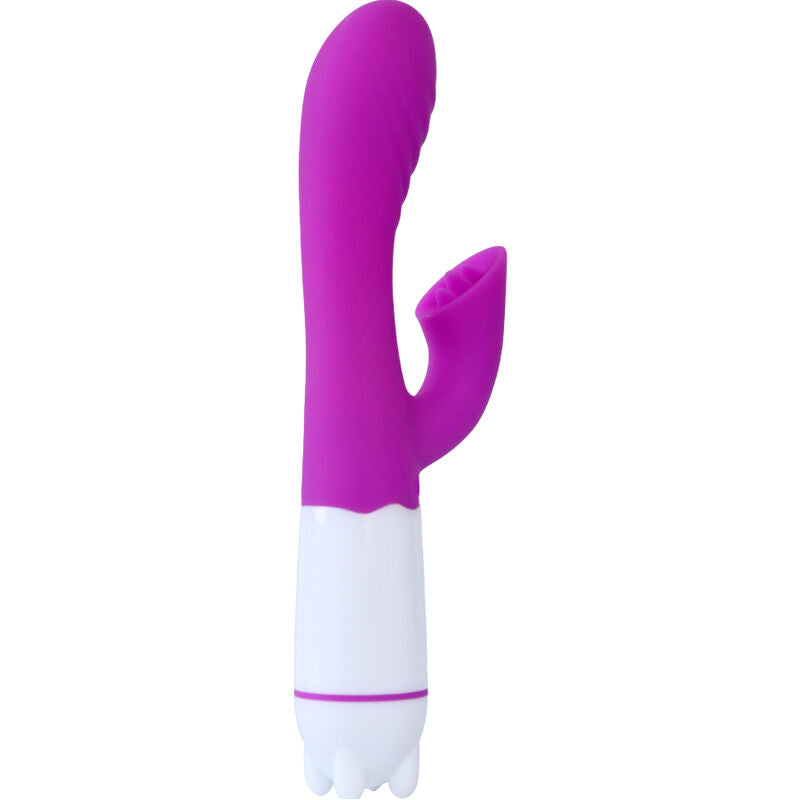 ARMONY - HAPPY- VIBRATOR & STIMULATOR MIT VIOLETTER WIEDERAUFLADBARER ZUNGE