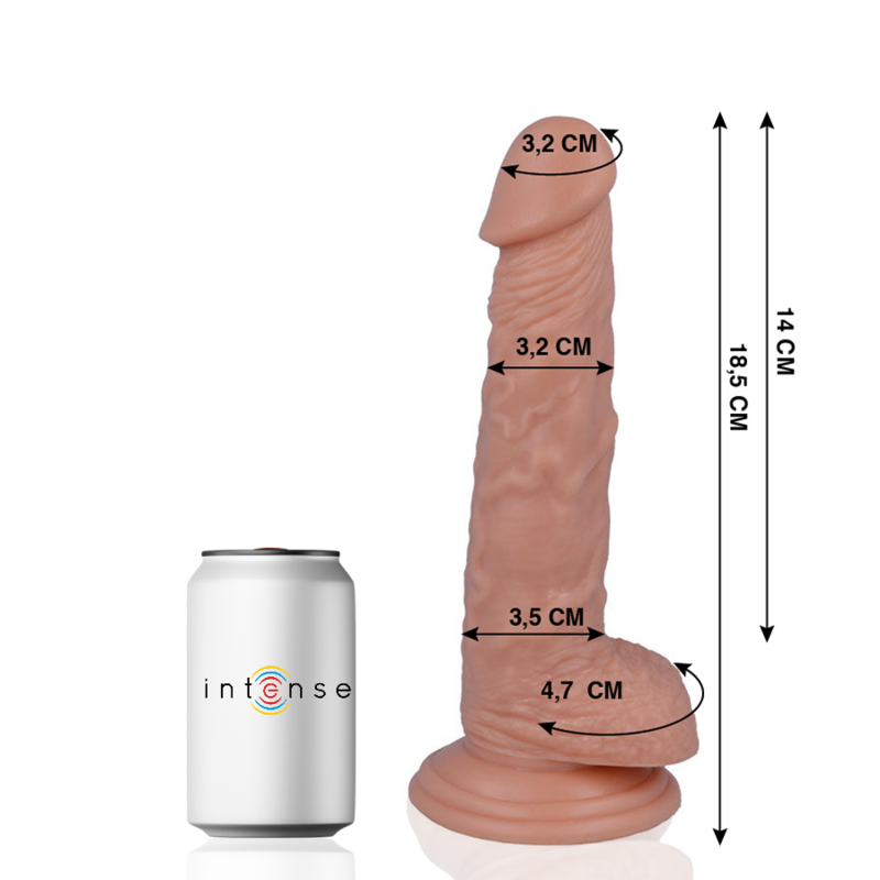 MR INTENSE - 13 REALISTIC PENIS 18.5 CM -O- 3.2 CM - Sexotim