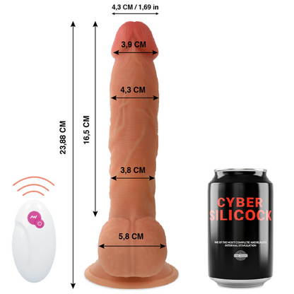 CYBER SILICOCK - FERNBEDIENUNG REALISTISCH MASTER BEN 23.88 CM -O- 4.3 CM - Sexotim