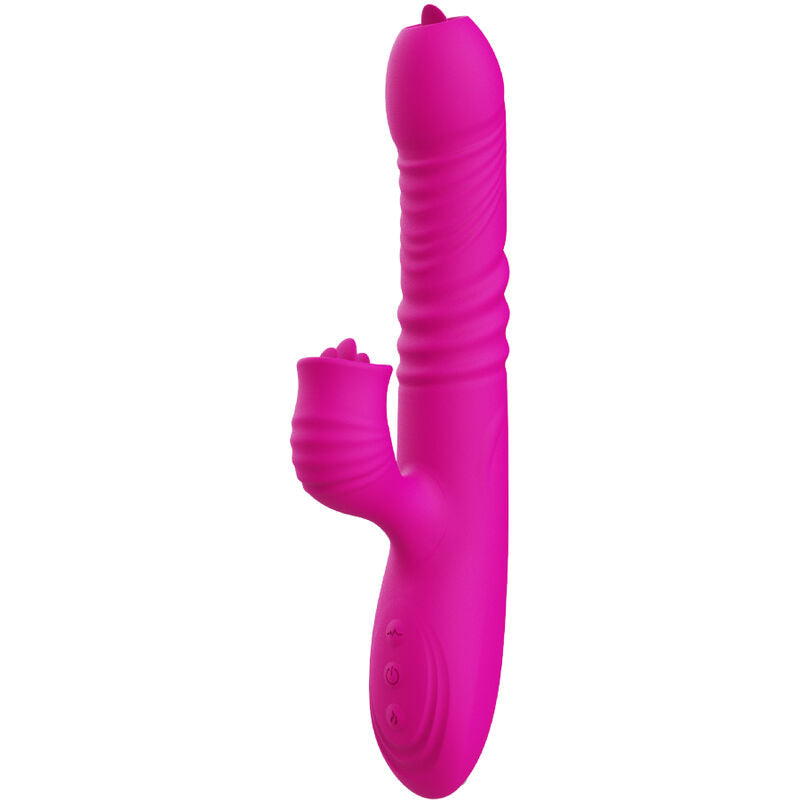 ARMONY - FANNY MULTIFUNKTIONS-DOPPELZUNGENVIBRATOR FUCHSIA WÄRMEEFFEKT - Sexotim