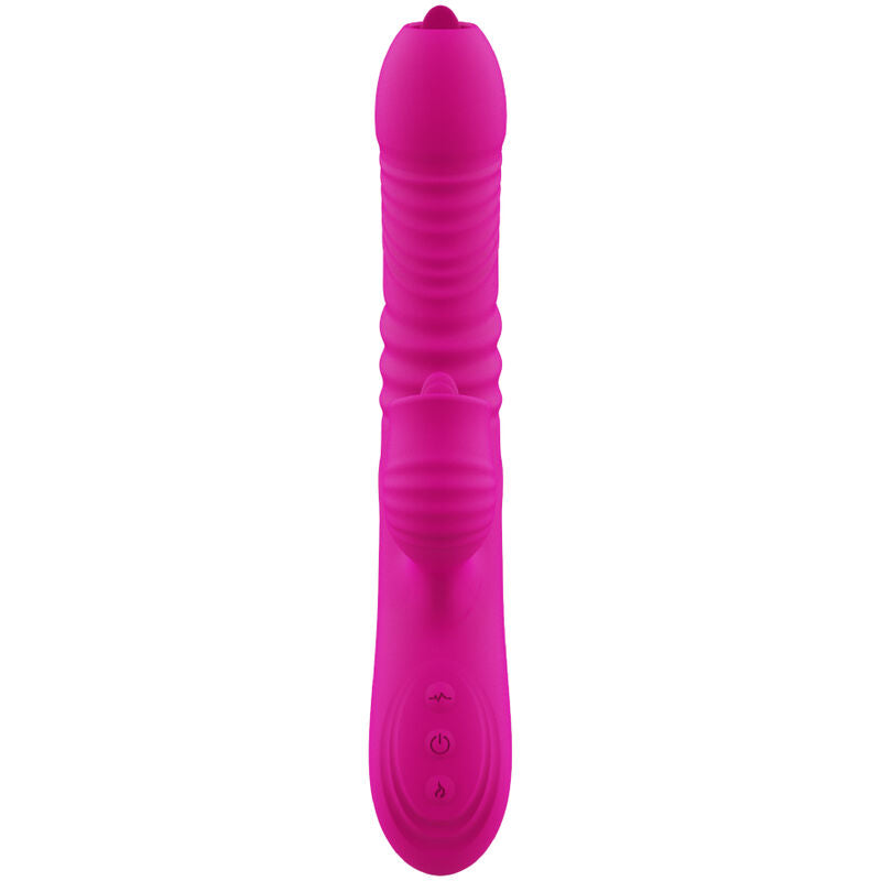 ARMONY - FANNY MULTIFUNKTIONS-DOPPELZUNGENVIBRATOR FUCHSIA WÄRMEEFFEKT - Sexotim