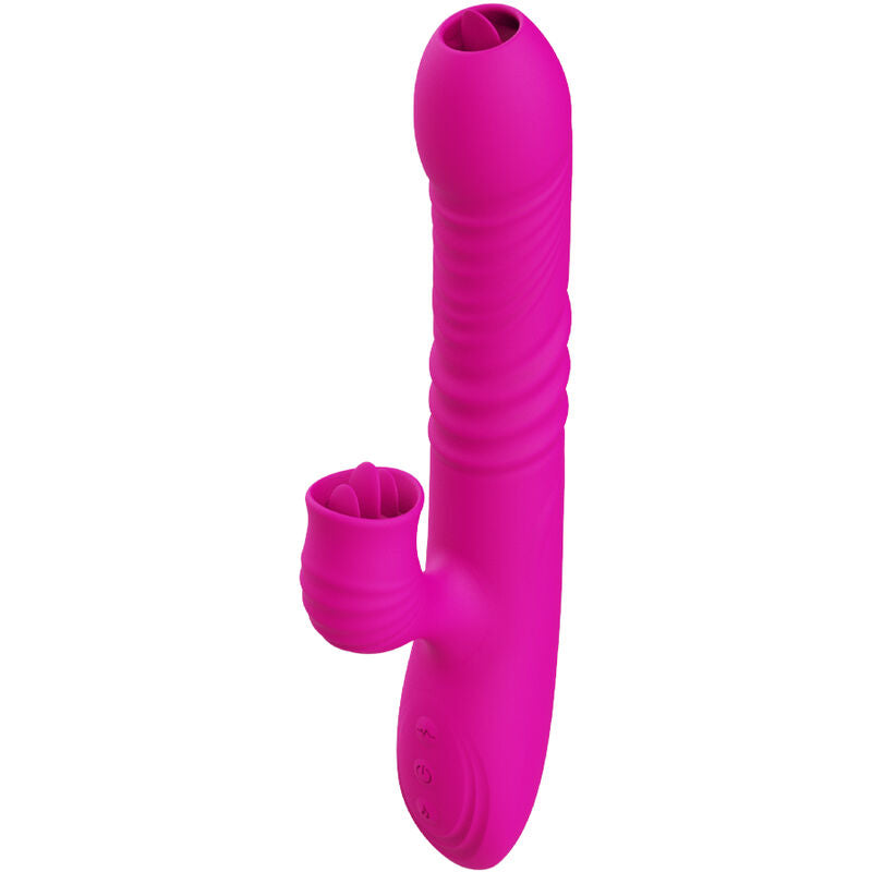 ARMONY - FANNY MULTIFUNKTIONS-DOPPELZUNGENVIBRATOR FUCHSIA WÄRMEEFFEKT - Sexotim