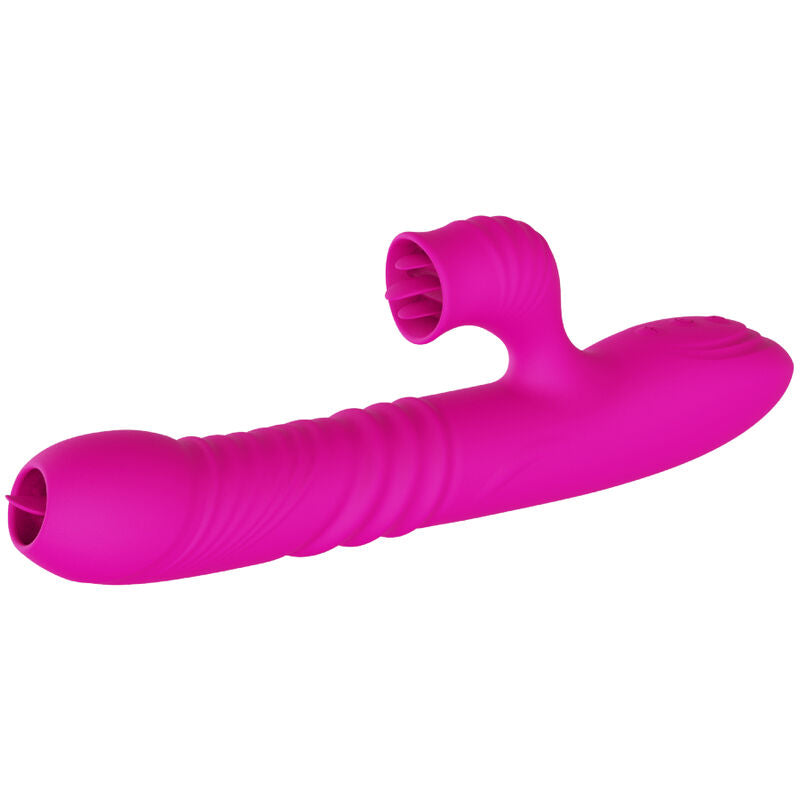 ARMONY - FANNY MULTIFUNKTIONS-DOPPELZUNGENVIBRATOR FUCHSIA WÄRMEEFFEKT - Sexotim