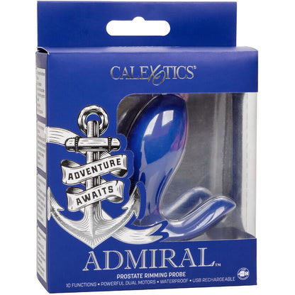 CALEXOTICS - ADMIRAL RIMMING PROSTATA-STIMULATOR & VIBRATOR BLAU - Sexotim