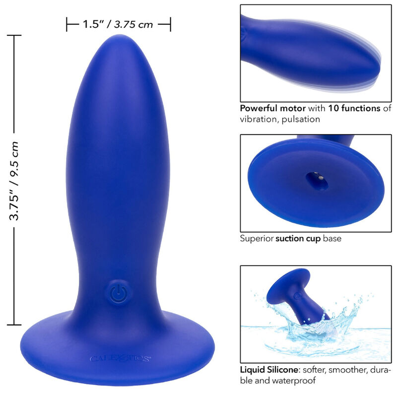 CALEXOTICS - ADMIRAL TORPEDO ANAL PLUG VIBRATOR BLAU - Sexotim