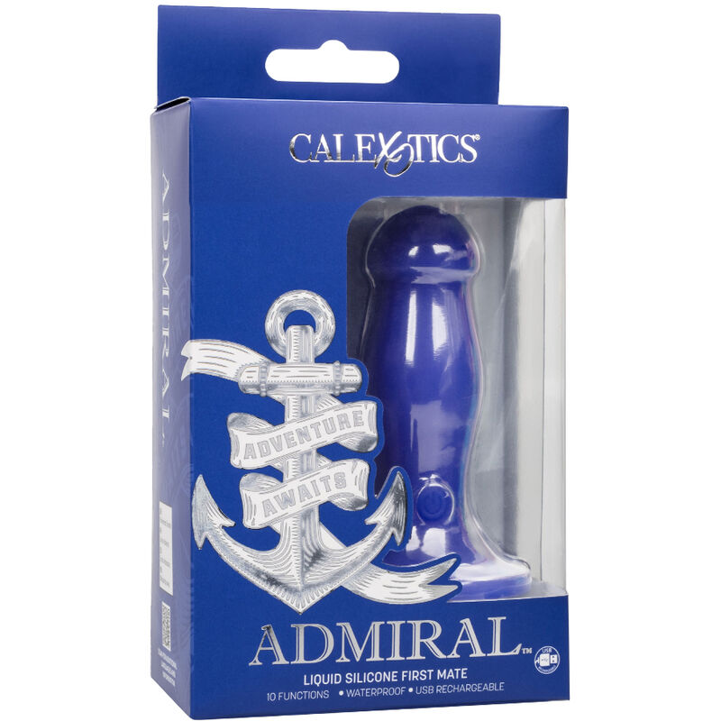 CALEXOTICS - ADMIRAL FIRST MATE ANAL PLUG VIBRATOR BLAU - Sexotim