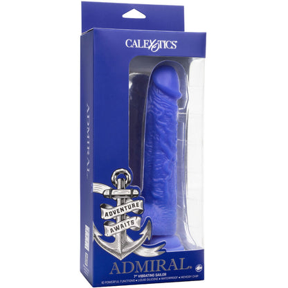 CALEXOTICS - ADMIRAL SAILOR REALISTISCHER DILDO-VIBRATOR BLAU - Sexotim