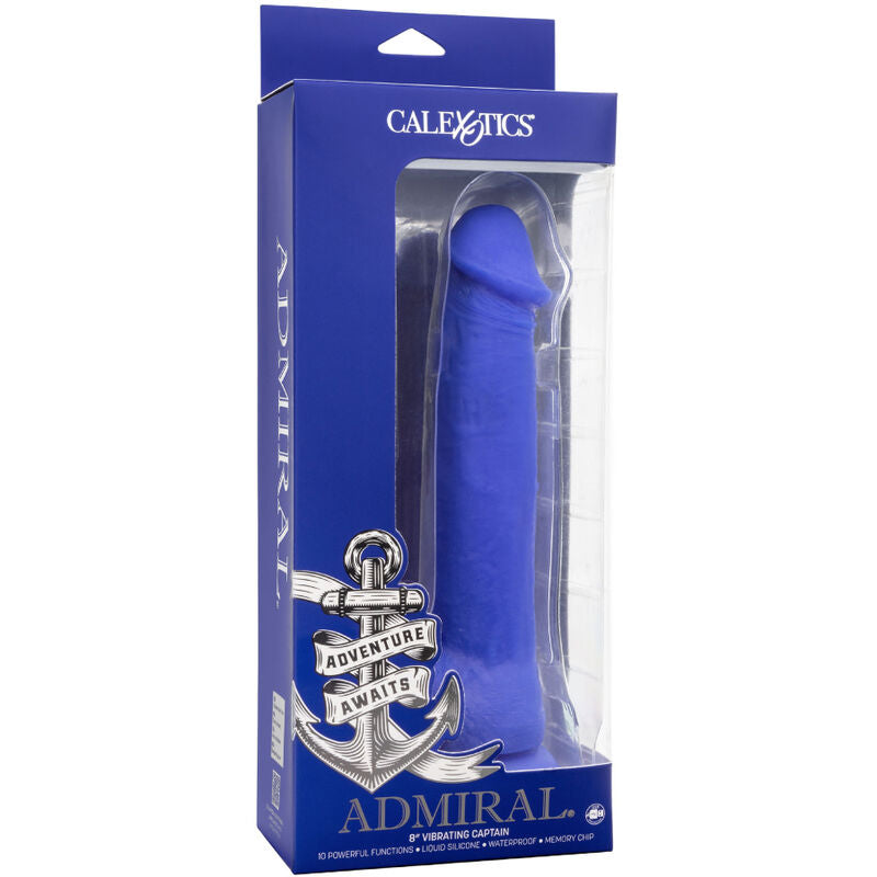 CALEXOTICS - ADMIRAL KAPITN REALISTISCHER DILDO-VIBRATOR BLAU - Sexotim