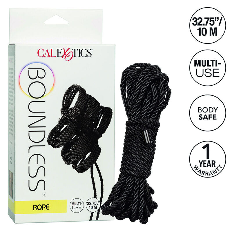 CALEXOTICS - BOUNDLESS SEIL 10M SCHWARZ - Sexotim