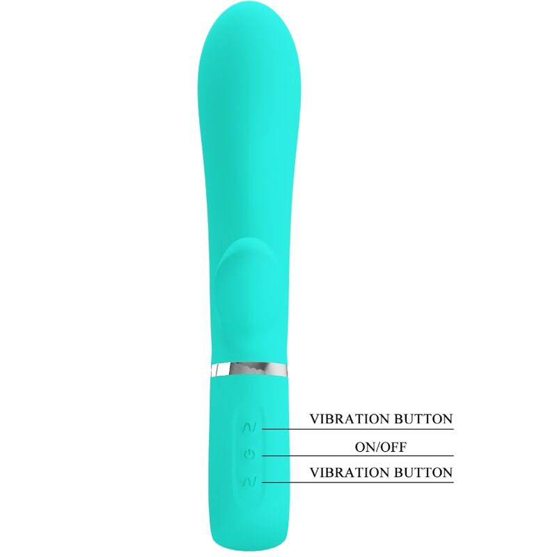 PRETTY LOVE - THOMAS MULTIFUNKTIONS-G-SPOT-VIBRATOR AQUA GREEN - Sexotim