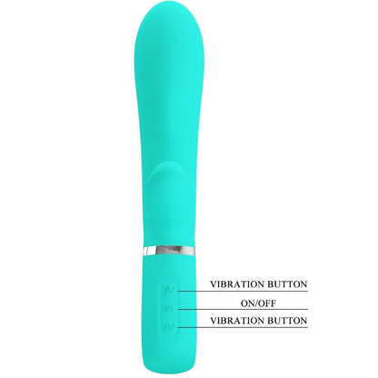 PRETTY LOVE - THOMAS MULTIFUNKTIONS-G-SPOT-VIBRATOR AQUA GREEN - Sexotim