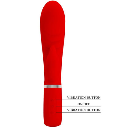 PRETTY LOVE - PRESCOTT MULTIFUNKTIONS-G-SPOT-VIBRATOR ROT - Sexotim