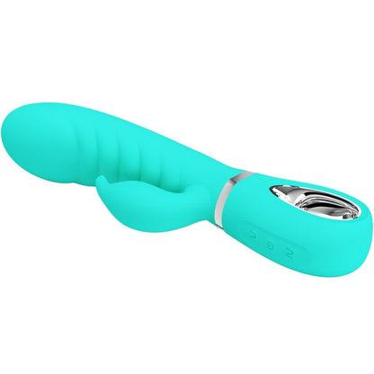 PRETTY LOVE - PRESCOTT MULTIFUNKTIONS-G-SPOT-VIBRATOR AQUA GREEN - Sexotim