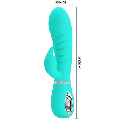 PRETTY LOVE - PRESCOTT MULTIFUNKTIONS-G-SPOT-VIBRATOR AQUA GREEN - Sexotim