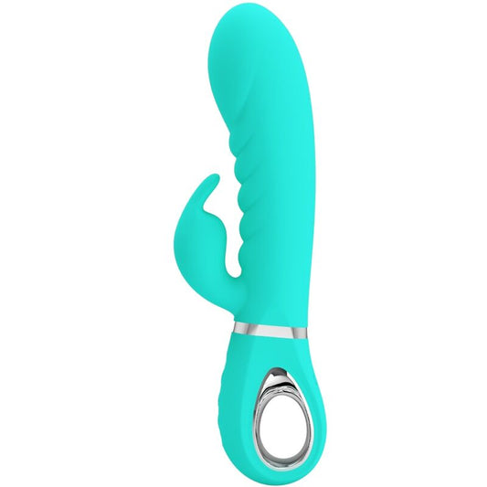 PRETTY LOVE - PRESCOTT MULTIFUNKTIONS-G-SPOT-VIBRATOR AQUA GREEN - Sexotim