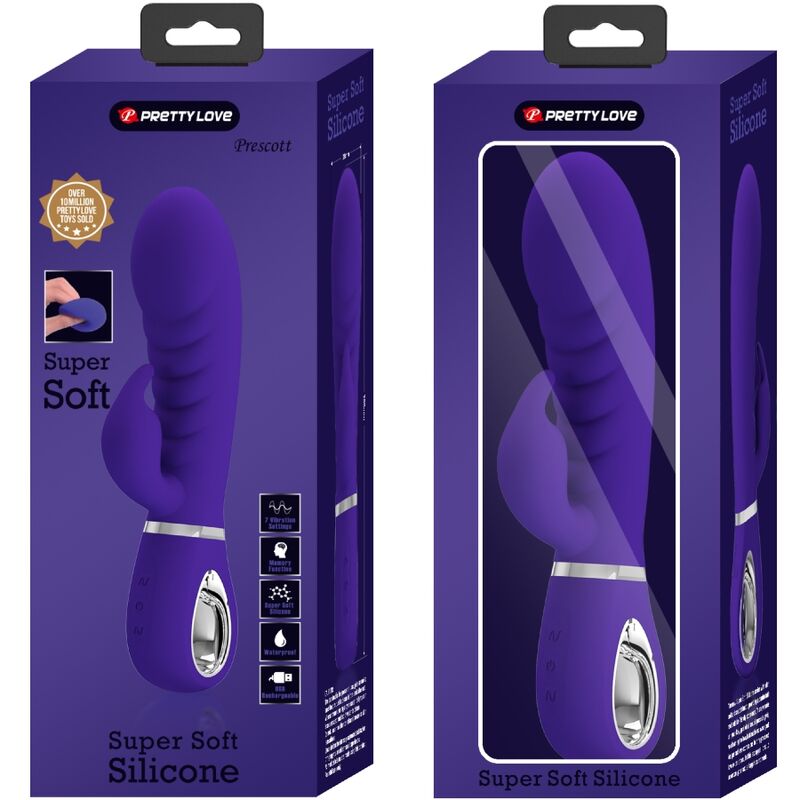 PRETTY LOVE - PRESCOTT MULTIFUNKTIONS-G-SPOT-VIBRATOR LILA - Sexotim