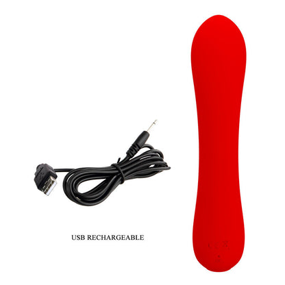 PRETTY LOVE - PRESCOTT WIEDERAUFLADBARER VIBRATOR ROT - Sexotim