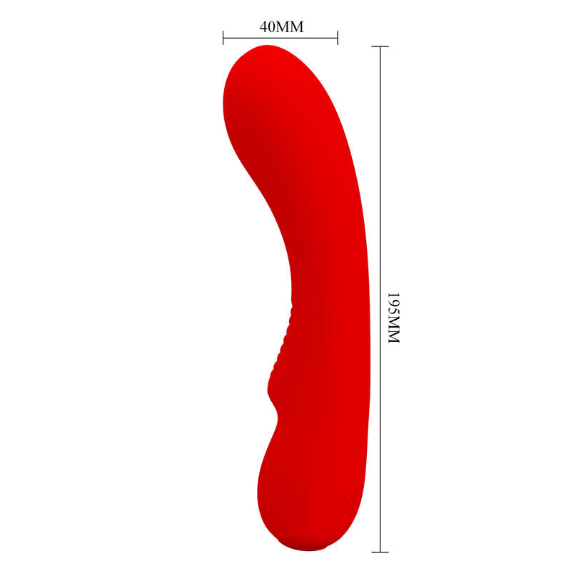 PRETTY LOVE - PRESCOTT WIEDERAUFLADBARER VIBRATOR ROT - Sexotim