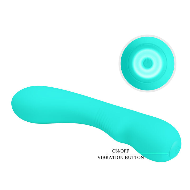 PRETTY LOVE - PRESCOTT WIEDERAUFLADBARER VIBRATOR AQUA GREEN - Sexotim