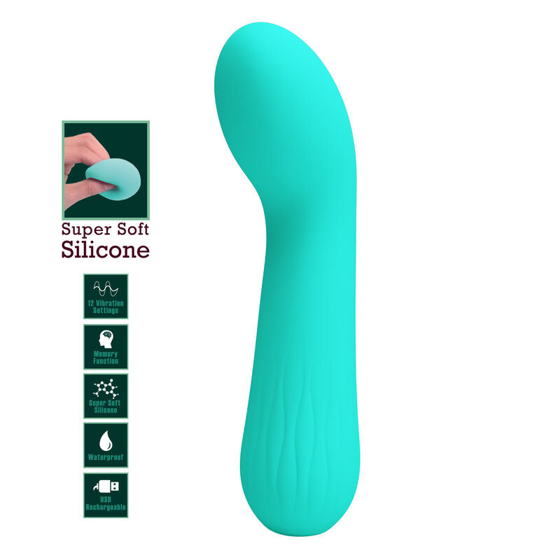 PRETTY LOVE - FAUN WIEDERAUFLADBARER VIBRATOR AQUAGRÜN - Sexotim