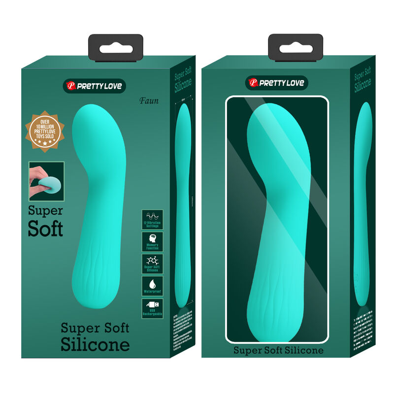 PRETTY LOVE - FAUN WIEDERAUFLADBARER VIBRATOR AQUAGRÜN - Sexotim