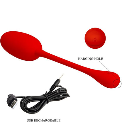 PRETTY LOVE - KNUCKER RED WIEDERAUFLADBARES VIBRATIONS-EI - Sexotim