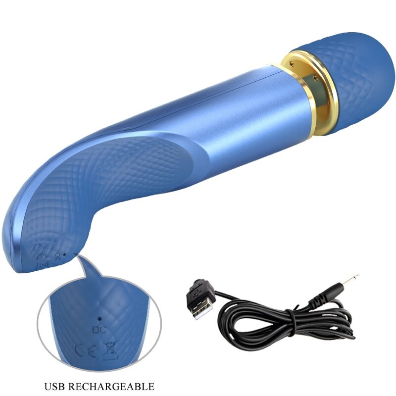 PRETTY LOVE - MASSAGER 7 VIBRATIONSMODI BLAU - Sexotim