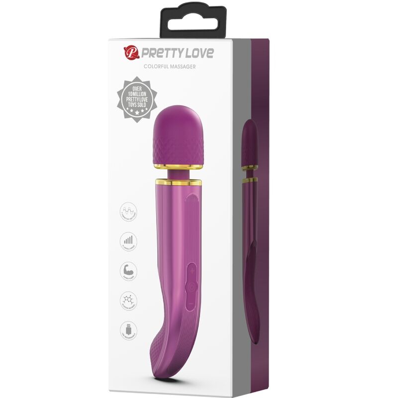 PRETTY LOVE - MASSAGER 7 VIBRATIONSMODI LILA - Sexotim