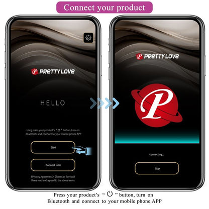 PRETTY LOVE - JAYLEEN VIBRATOR MIT APP-FERNBEDIENUNG LILA - Sexotim