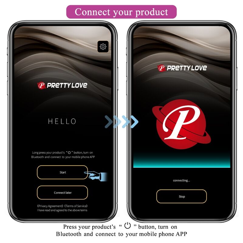 PRETTY LOVE - CATALINA VIBRATOR APP FERNBEDIENUNG LILA - Sexotim