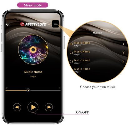 PRETTY LOVE - AUGUST REMOTE GLOBAL DOPPELT VERGNÜGEN VIBRATOR - Sexotim