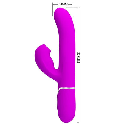 PRETTY LOVE - PERLITA MULTIFUNKTIONS-3-IN-1-G-SPOT-VIBRATOR VIOLETT - Sexotim