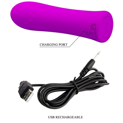 PRETTY LOVE - ALFREDA SUPER POWER VIBRATOR VIOLET - Sexotim