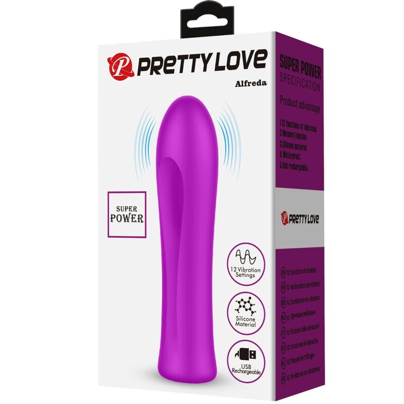 PRETTY LOVE - ALFREDA SUPER POWER VIBRATOR VIOLET - Sexotim