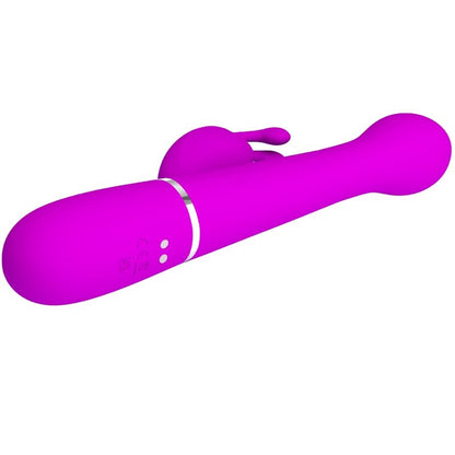 PRETTY LOVE - DEJON RABBIT VIBRATOR 3 IN 1 MULTIFUNKTIONSVIOLETT