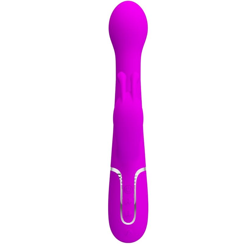 PRETTY LOVE - DEJON RABBIT VIBRATOR 3 IN 1 MULTIFUNKTIONSVIOLETT