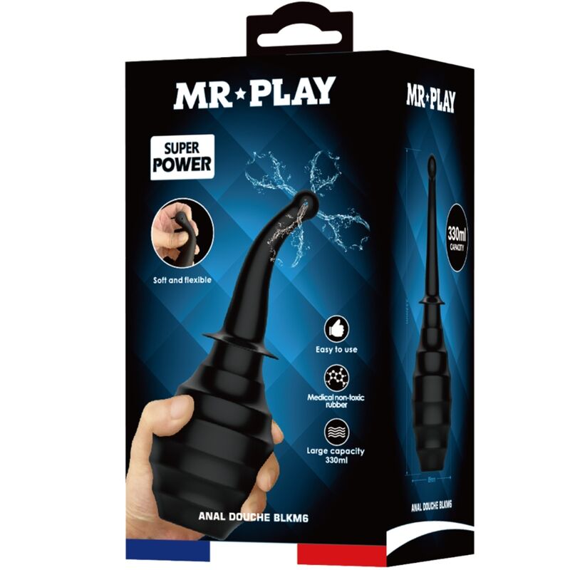 MR PLAY - ANALDUSCHE BLKM6 SUPER POWER SCHWARZ - Sexotim