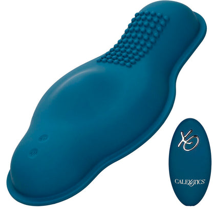 CALEXOTICS - RIDER MASSAGER DOPPELMOTOR FERNBEDIENUNG BLAU